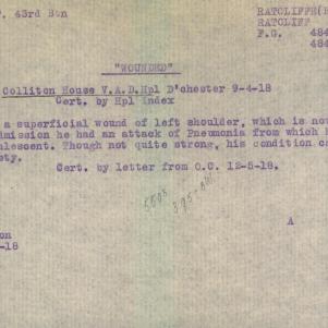 Soldier packet page