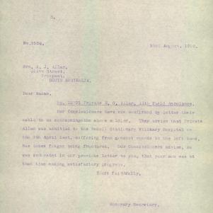 Soldier packet page