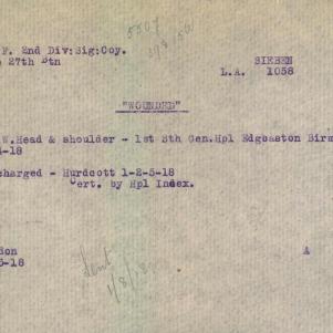 Soldier packet page