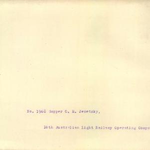 Soldier packet page