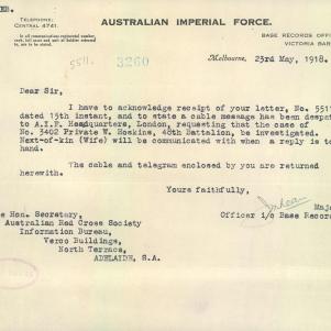 Soldier packet page