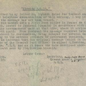 Soldier packet page