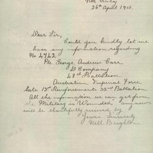 Soldier packet page
