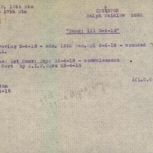 Soldier packet page