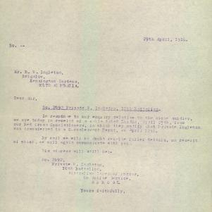 Soldier packet page