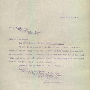 Soldier packet page