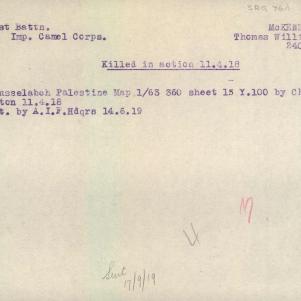 Soldier packet page