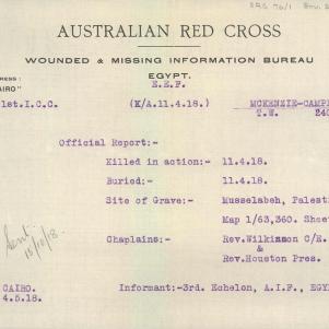 Soldier packet page