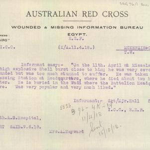 Soldier packet page