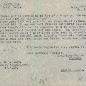 Soldier packet page