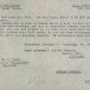 Soldier packet page