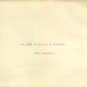 Soldier packet page