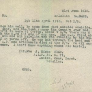 Soldier packet page