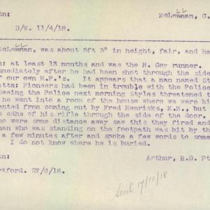 Soldier packet page