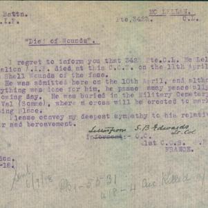 Soldier packet page