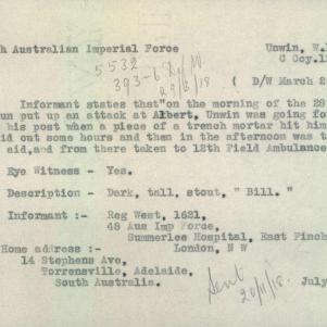 Soldier packet page