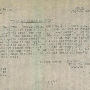 Soldier packet page