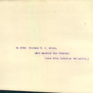 Soldier packet page