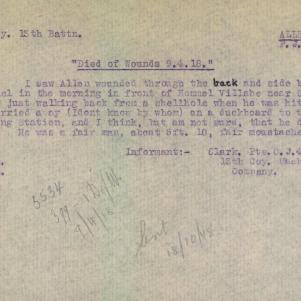 Soldier packet page