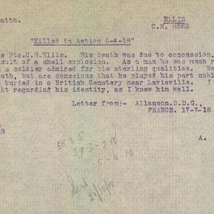 Soldier packet page