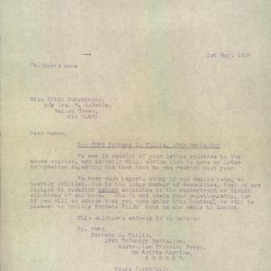 Soldier packet page