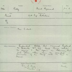 Soldier packet page