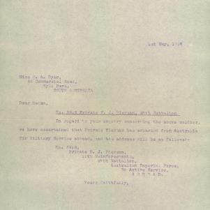 Soldier packet page