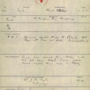 Soldier packet page