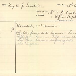 Soldier packet page