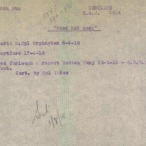 Soldier packet page