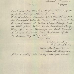 Soldier packet page
