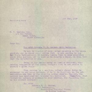 Soldier packet page