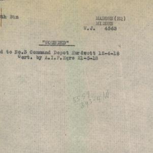 Soldier packet page