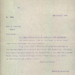 Soldier packet page
