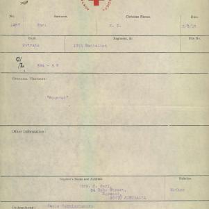 Soldier packet page