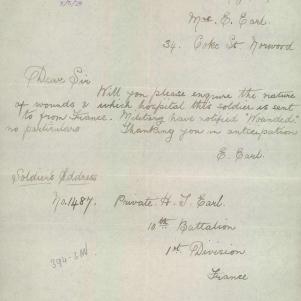 Soldier packet page