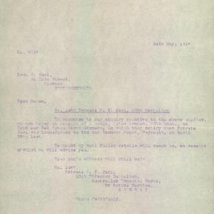 Soldier packet page