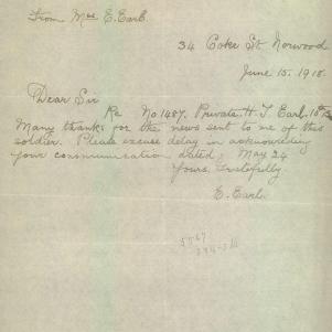 Soldier packet page