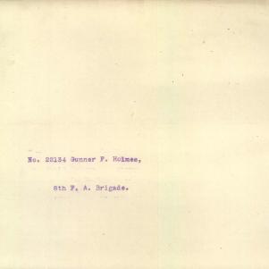 Soldier packet page