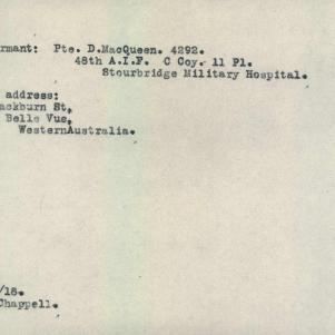 Soldier packet page
