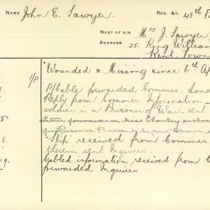 Soldier packet page