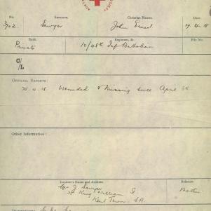 Soldier packet page