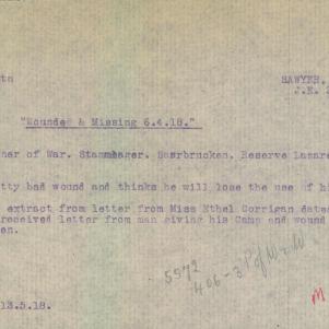 Soldier packet page