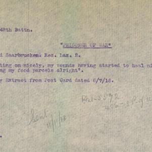 Soldier packet page