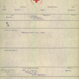 Soldier packet page