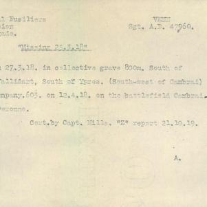 Soldier packet page