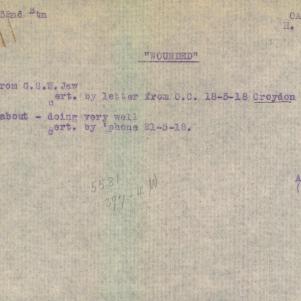 Soldier packet page
