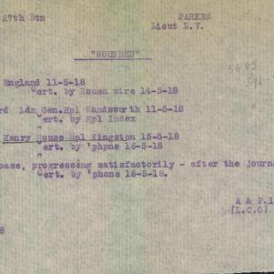 Soldier packet page