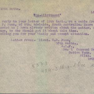 Soldier packet page