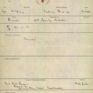 Soldier packet page